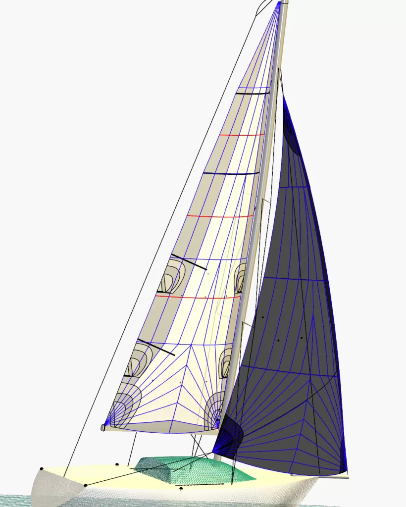 3D-mallinnus Code 0 -purjeesta