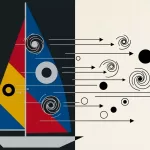 Bauhaus styled sails, visualization for blog post