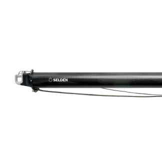Seldénin ø88 mm hiilikuituspinaakkeripuomi päätyheloilla.